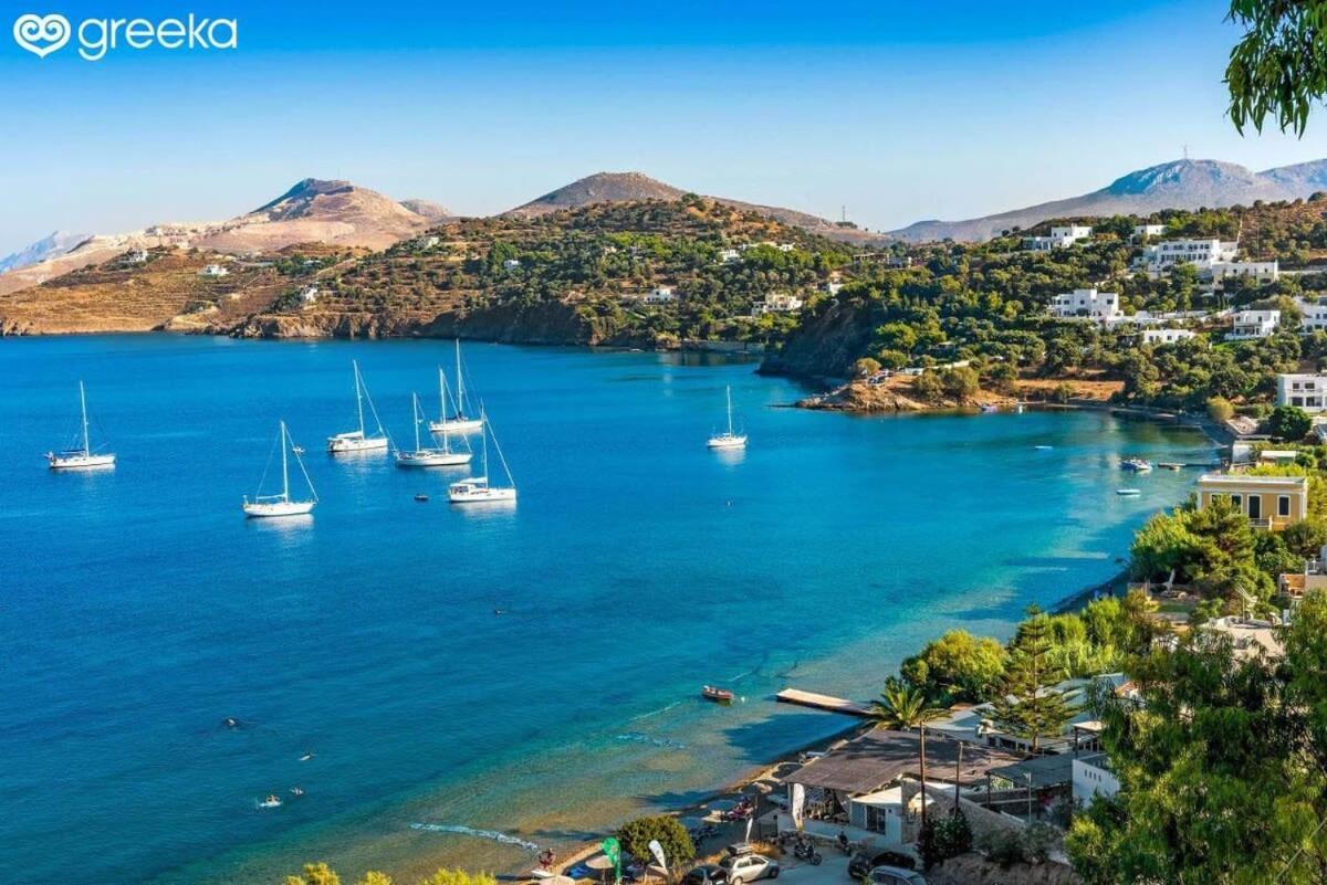 Neoclassical Splendor Unique Experience In Leros Pandéli Kültér fotó